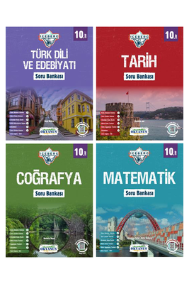 10. Sınıf İceberg Matematik Edebiyat Tarih Coğrafya Soru Bankası Eşit Ağırlık Seti Okyanus Yayınları