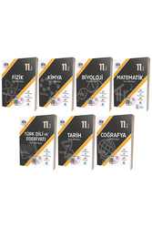 Eis Yayınları - 11. Sınıf Tüm Dersler Soru Bankası Seti Tam 7 Kitap Eis Yayınları
