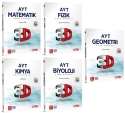 3D Yayınları - 3D Yayınları YKS AYT Sayısal Soru Bankası 5 li Set 3D Yayınları