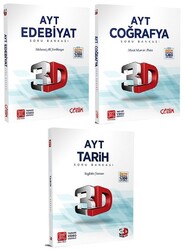 3D Yayınları - 3D Yayınları YKS AYT Sözel Soru Bankası 3 lü Set 3D Yayınları