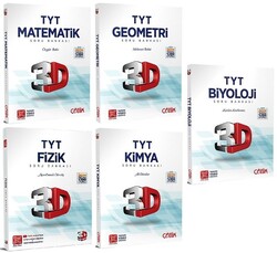3D Yayınları - 3D Yayınları YKS TYT Sayısal Soru Bankası 5 li Set 3D Yayınları