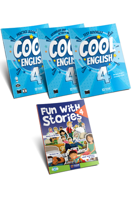 4. Sınıf İngilizce Cool English Practice Vocabulary Test Fun Stories Level 2 Team Elt Publishing