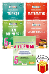 Okyanus Yayınları - 5. Sınıf Classmate Türkçe Matematik Fen Sosyal Soru B. ve 5 li Deneme Okyanus Yayınları - Hediyeli