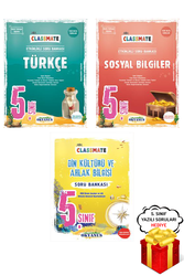 Okyanus Yayınları - 5. Sınıf Classmate Türkçe Sosyal Din Kültürü Soru Bankası Seti Okyanus Yayınları - Hediyeli