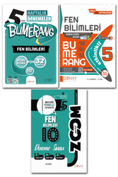 Günay Yayınları - 5. Sınıf Fen Bilimleri 3'lü Avantaj Seti Günay Yayınları