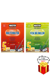 Okyanus Yayınları - 5. Sınıf Master Matematik ve Fen Bilimleri Soru Bankası Seti Okyanus Yayınları - Hediyeli