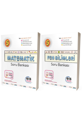 Eis Yayınları - 5. Sınıf Matematik Fen Bilimleri Soru Bankası Seti Eis Yayınları