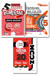 Günay Yayınları - 5. Sınıf Sosyal Bilgiler 3'lü Avantaj Seti Günay Yayınları