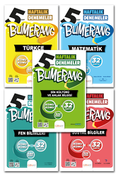 Günay Yayınları - 5. Sınıf Tüm Dersler Bumerang Haftalık Denemeler 5 Kitap Günay Yayınları