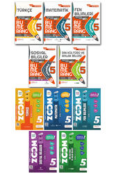 Günay Yayınları - 5. Sınıf Tüm Dersler Etkinlikli Kitaplar ve Zoom Soru Bankası Seti 10 Kitap Günay Yayınları