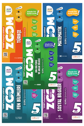 Günay Yayınları - 5. Sınıf Tüm Dersler Soru Bankası Seti Zoom Serisi 5 Kitap Günay Yayınları