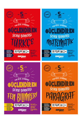 5. Sınıf Türkçe Matematik Fen Bilimleri Paragraf Güçlendiren Soru Bankası Seti Ankara Yayıncılık