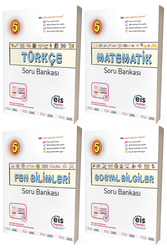 Eis Yayınları - 5. Sınıf Türkçe Matematik Fen Bilimleri Sosyal Bilgiler Soru Bankası Seti Eis Yayınları
