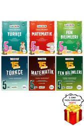 Okyanus Yayınları - 5. Sınıf Türkçe Matematik Fen Soru Bankası ve Deneme Seti Tam 6 Kitap Okyanus Yayınları - Hediyeli