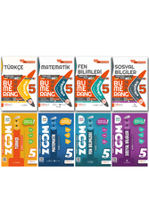 Günay Yayınları - 5. Sınıf Türkçe Matematik Fen Sosyal Etkinlikli SB ve Zoom Soru Bankası Seti Günay Yayınları