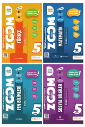 Günay Yayınları - 5.Sınıf Türkçe Matematik Fen Bilimleri Sosyal Bilgiler Soru Bankası Seti Zoom Serisi Günay Yayınları