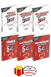 Koray Varol Yayınları - 5.Sınıf Türkçe Matematik Fen Bilimleri Temel ve Plus Soru Bankası Seti 6 Kitap Koray Varol Yayınları