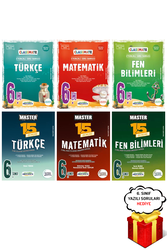 Okyanus Yayınları - 6. Sınıf 6'lı Türkçe Matematik Fen Bilimleri Soru Bankası Deneme Seti Okyanus Yayınları - Hediyeli