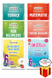 Okyanus Yayınları - 6. Sınıf Classmate Tüm Dersler Soru Bankası 6 Kitap Okyanus Yayınları - Hediyeli