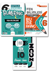 Günay Yayınları - 6. Sınıf Fen Bilimleri 3'lü Avantaj Seti Günay Yayınları