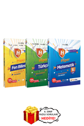 Hiper Zeka Yayınları - 6. Sınıf Hiper Matematik Fen Bilimleri Türkçe Konu Anlatımlı Soru Bankası Seti Hiper Zeka