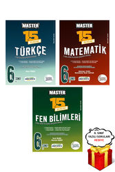 Okyanus Yayınları - 6. Sınıf Master Türkçe Matematik Fen Bilimleri 15 li Deneme Seti Okyanus Yayınları - Hediyeli