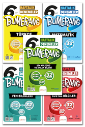 Günay Yayınları - 6. Sınıf Tüm Dersler Bumerang Haftalık Denemeler 6 Kitap Günay Yayınları