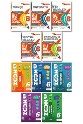 Günay Yayınları - 6. Sınıf Tüm Dersler Etkinlikli Kitaplar ve Zoom Soru Bankası Seti 10 Kitap Günay Yayınları