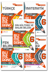 Günay Yayınları - 6. Sınıf Tüm Dersler Soru Bankası Bumerang Etkinlikli Defter Kitap 6 Kitap Günay Yayınları