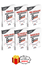 Koray Varol Yayınları - 6. Sınıf Tüm Dersler Temel Adımlar Soru Bankası Seti Koray Varol Yayınları KVA Plus