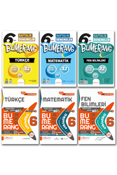 Günay Yayınları - 6. Sınıf Türkçe Matematik Fen 6'lı Haftalık Denemeler Etkinlikli Soru Bankası Seti Günay Yayınları