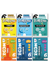 Günay Yayınları - 6. Sınıf Türkçe Matematik Fen Bilimleri Haftalık Denemeler Zoom Soru Bankası Seti Günay Yayınları