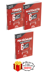 Koray Varol Yayınları - 6. Sınıf Türkçe Matematik Fen Bilimleri Plus Soru Bankası Seti Koray Varol Yayınları KVA Plus