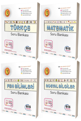Eis Yayınları - 6. Sınıf Türkçe Matematik Fen Bilimleri Sosyal Bilgiler Soru Bankası Seti Eis Yayınları