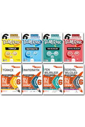 Günay Yayınları - 6. Sınıf Türkçe Matematik Fen Sosyal 8'li Haftalık Denemeler Etkinlikli Soru Bankası Günay Yayınları