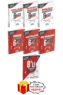 6.Sınıf Türkçe Matematik Fen Plus Sosyal Din İngilizce Temel SB ve Genel Deneme Seti Koray Varol