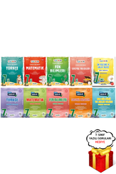 Okyanus Yayınları - 7. Sınıf 10'lu Tüm Dersler Soru Bankası ve Tekrar Testleri Seti Okyanus Yayınları - Hediyeli