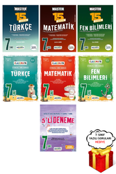 Okyanus Yayınları - 7. Sınıf 6'lı Türkçe Matematik Fen Soru Bankası Deneme Seti ve 5li Deneme Okyanus Y. - Hediyeli