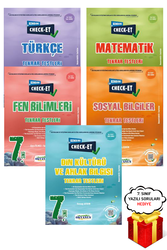 Okyanus Yayınları - 7. Sınıf Check-Et Tüm Dersler Tekrar Testleri 5 Kitap Okyanus Yayınları - Hediyeli