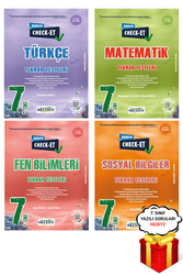 Okyanus Yayınları - 7. Sınıf Check-Et Türkçe Matematik Fen Bilimleri Sosyal Tekrar Testleri Okyanus Yayınları - Hediyeli
