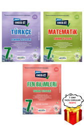 Okyanus Yayınları - 7. Sınıf Check-Et Türkçe Matematik Fen Bilimleri Tekrar Testleri Okyanus Yayınları - Hediyeli