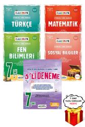 Okyanus Yayınları - 7. Sınıf Classmate Türkçe Matematik Fen Sosyal Soru B. ve 5li Deneme Okyanus Yayınları - Hediyeli