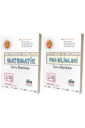 Eis Yayınları - 7. Sınıf Matematik Fen Bilimleri Soru Bankası Seti Eis Yayınları