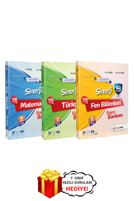 7. Sınıf Sinerji Türkçe Matematik Fen Bilimleri Konu Anlatımlı Soru Bankası Seti Hiper Zeka
