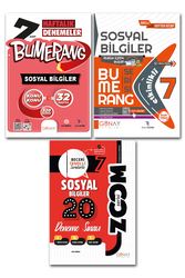 Günay Yayınları - 7. Sınıf Sosyal Bilgiler 3'lü Avantaj Seti Günay Yayınları