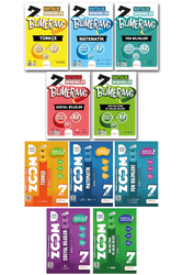 Günay Yayınları - 7. Sınıf Tüm Dersler Haftalık Denemeler ve Zoom Soru Bankası Seti 10 Kitap Günay Yayınları