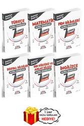 Koray Varol Yayınları - 7. Sınıf Tüm Dersler Temel Adımlar Soru Bankası Seti Koray Varol Yayınları KVA Plus