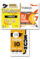 Günay Yayınları - 7. Sınıf Türkçe 3'lü Avantaj Seti Günay Yayınları