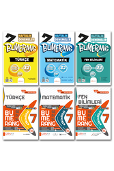 Günay Yayınları - 7. Sınıf Türkçe Matematik Fen 6'lı Haftalık Denemeler Etkinlikli Soru Bankası Seti Günay Yayınları