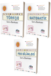 Eis Yayınları - 7. Sınıf Türkçe Matematik Fen Bilimleri Soru Bankası Seti Eis Yayınları